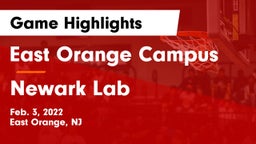 East Orange Campus  vs Newark Lab Game Highlights - Feb. 3, 2022