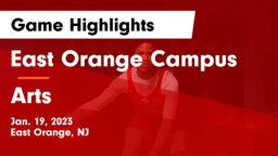 East Orange Campus  vs Arts  Game Highlights - Jan. 19, 2023