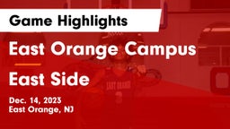 East Orange Campus  vs East Side  Game Highlights - Dec. 14, 2023
