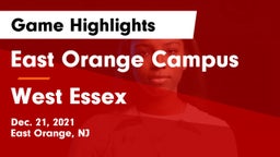East Orange Campus  vs West Essex  Game Highlights - Dec. 21, 2021