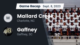 Recap: Mallard Creek  vs. Gaffney  2023