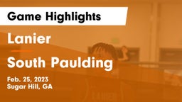 Lanier  vs South Paulding  Game Highlights - Feb. 25, 2023