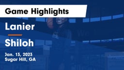 Lanier  vs Shiloh  Game Highlights - Jan. 13, 2023