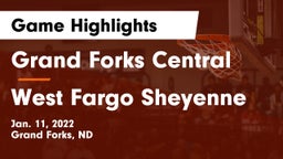 Grand Forks Central  vs West Fargo Sheyenne  Game Highlights - Jan. 11, 2022