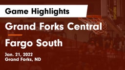 Grand Forks Central  vs Fargo South  Game Highlights - Jan. 21, 2022