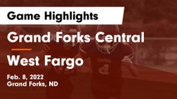 Grand Forks Central  vs West Fargo  Game Highlights - Feb. 8, 2022