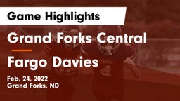 Grand Forks Central  vs Fargo Davies  Game Highlights - Feb. 24, 2022