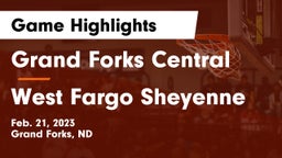 Grand Forks Central  vs West Fargo Sheyenne  Game Highlights - Feb. 21, 2023