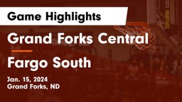 Grand Forks Central  vs Fargo South  Game Highlights - Jan. 15, 2024