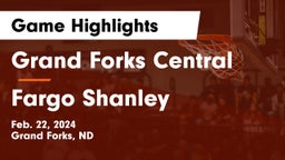 Grand Forks Central  vs Fargo Shanley  Game Highlights - Feb. 22, 2024
