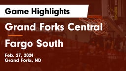 Grand Forks Central  vs Fargo South  Game Highlights - Feb. 27, 2024
