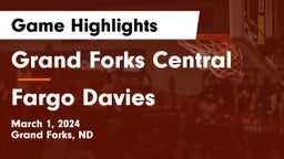 Grand Forks Central  vs Fargo Davies  Game Highlights - March 1, 2024