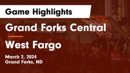 Grand Forks Central  vs West Fargo  Game Highlights - March 2, 2024
