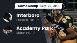 Recap: Interboro  vs. Academy Park  2018