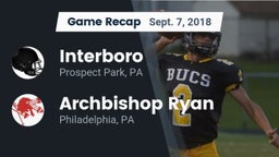 Recap: Interboro  vs. Archbishop Ryan  2018