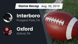Recap: Interboro  vs. Oxford  2019