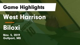 West Harrison  vs Biloxi  Game Highlights - Nov. 5, 2019