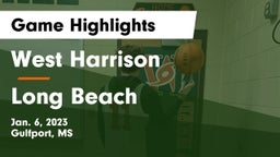 West Harrison  vs Long Beach  Game Highlights - Jan. 6, 2023