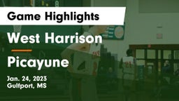 West Harrison  vs Picayune  Game Highlights - Jan. 24, 2023