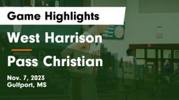 West Harrison  vs Pass Christian  Game Highlights - Nov. 7, 2023