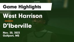 West Harrison  vs D'Iberville  Game Highlights - Nov. 20, 2023