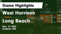 West Harrison  vs Long Beach  Game Highlights - Dec. 12, 2023