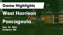 West Harrison  vs Pascagoula  Game Highlights - Feb. 23, 2024