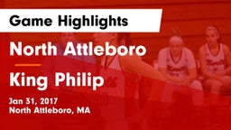 North Attleboro  vs King Philip Game Highlights - Jan 31, 2017