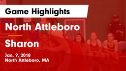 North Attleboro  vs Sharon  Game Highlights - Jan. 9, 2018