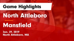 North Attleboro  vs Mansfield  Game Highlights - Jan. 29, 2019