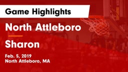 North Attleboro  vs Sharon  Game Highlights - Feb. 5, 2019