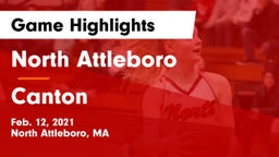 North Attleboro  vs Canton   Game Highlights - Feb. 12, 2021