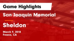 San Joaquin Memorial  vs Sheldon  Game Highlights - March 9, 2018