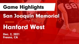 San Joaquin Memorial  vs Hanford West  Game Highlights - Dec. 2, 2021
