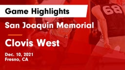 San Joaquin Memorial  vs Clovis West  Game Highlights - Dec. 10, 2021