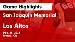 San Joaquin Memorial  vs Los Altos  Game Highlights - Dec. 28, 2021