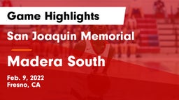 San Joaquin Memorial  vs Madera South  Game Highlights - Feb. 9, 2022