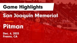 San Joaquin Memorial  vs Pitman  Game Highlights - Dec. 6, 2023