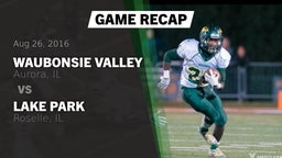 Recap: Waubonsie Valley  vs. Lake Park  2016