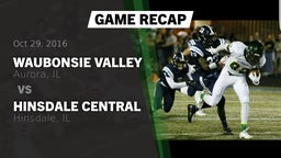 Recap: Waubonsie Valley  vs. Hinsdale Central  2016