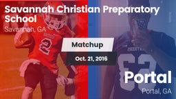 Matchup: Savannah Christian vs. Portal  2016