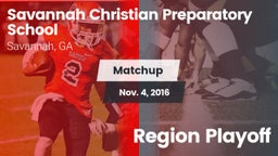 Matchup: Savannah Christian vs. Region Playoff 2016