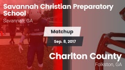 Matchup: Savannah Christian vs. Charlton County  2017