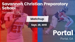 Matchup: Savannah Christian vs. Portal  2018