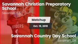 Matchup: Savannah Christian vs. Savannah Country Day School 2018