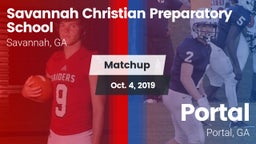 Matchup: Savannah Christian vs. Portal  2019