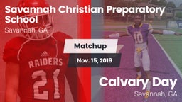 Matchup: Savannah Christian vs. Calvary Day  2019