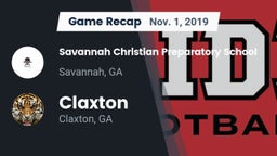 Recap: Savannah Christian Preparatory School vs. Claxton  2019