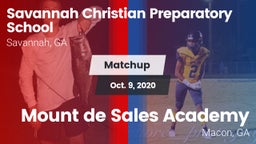 Matchup: Savannah Christian vs. Mount de Sales Academy  2020