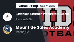 Recap: Savannah Christian Preparatory School vs. Mount de Sales Academy  2020
